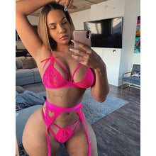 Load image into Gallery viewer, plus size erotic hot women's lingerie, sexy bikini underwear,porno lace costumes,baby doll lenceria mujer sex clothes shop