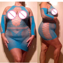 Load image into Gallery viewer, Sexy lingerie hot erotic Babydoll Teddy Nightwear Women Leotard Bodycon Dress plus size 3XL Sleepwear Underwear Stripper Costume
