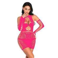 Load image into Gallery viewer, Sexy lingerie hot erotic Babydoll Teddy Nightwear Women Leotard Bodycon Dress plus size 3XL Sleepwear Underwear Stripper Costume
