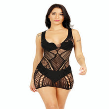 Load image into Gallery viewer, Sexy lingerie hot erotic Babydoll Teddy Nightwear Women Leotard Bodycon Dress plus size 3XL Sleepwear Underwear Stripper Costume

