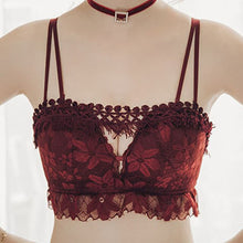 Load image into Gallery viewer, Sexy Lace Underwear Set Korean Fashion Girls Cozy No Rims Anti-glare Bras Underpants Suit Student Chest Wrap Undies Lingerie Set
